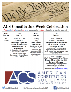 ACS Constitution Week Celebration Flyer