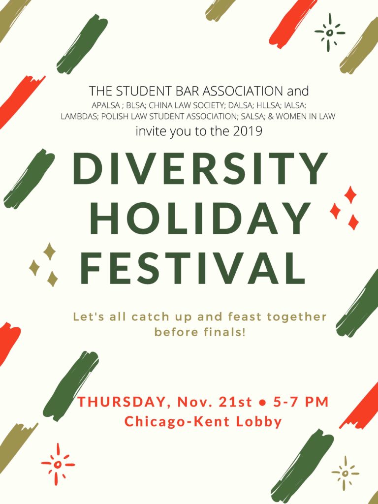 2019 Diversity Holiday Festival Flyer