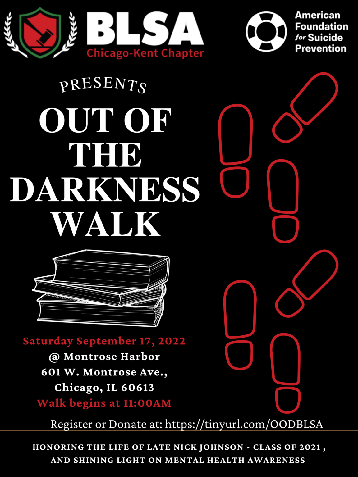 Out of the Darkness Walk Black Law Students Association
