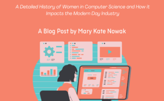 graphic for blog post on women in computer science