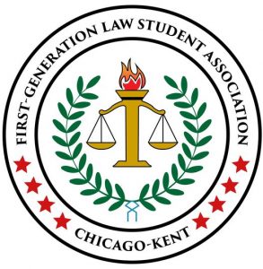 Logo for First Generation Law Students Association at Chicago-Kent College of Law