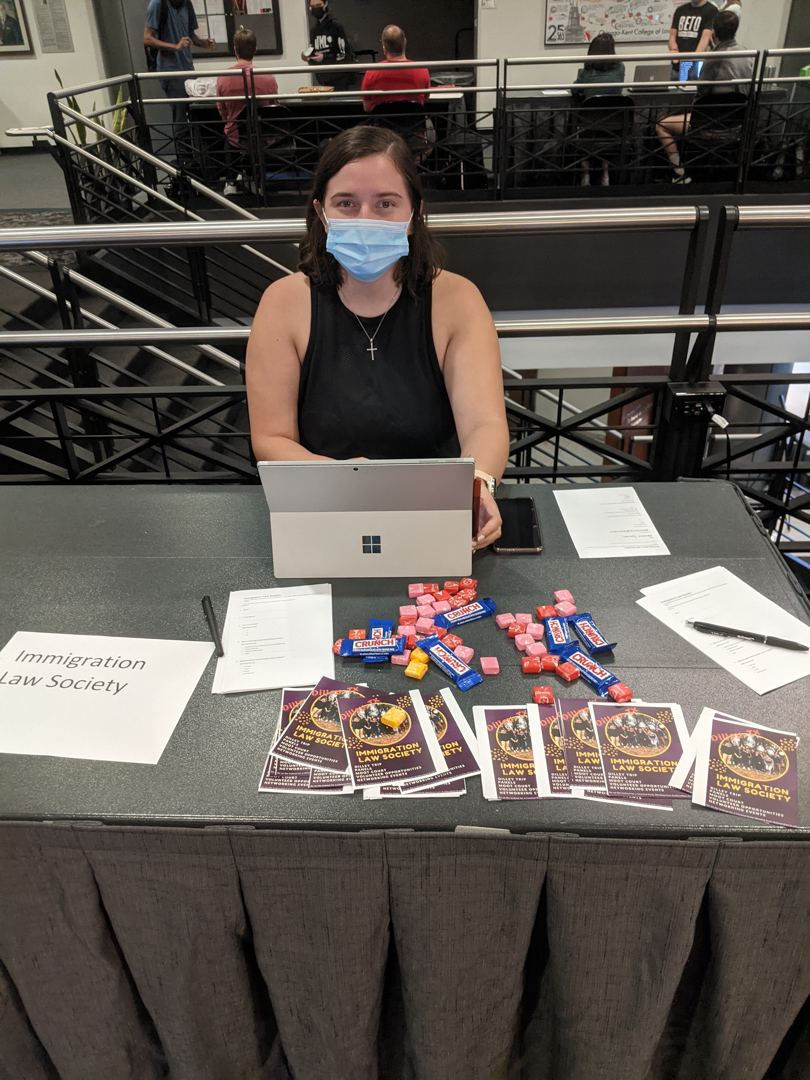 Immigration Law Society at Fall 2021 Student Org Fair