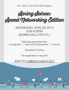 ILS Speed Networking Event 4.20.16