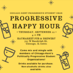 Progressive Happy Hour Flyer